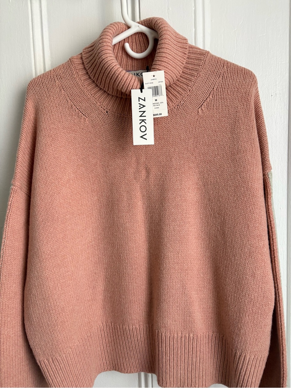 Zankov Rose-Purple Turtleneck Sweater - Women's Cozy Knit